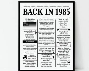 interesting facts about 1985.